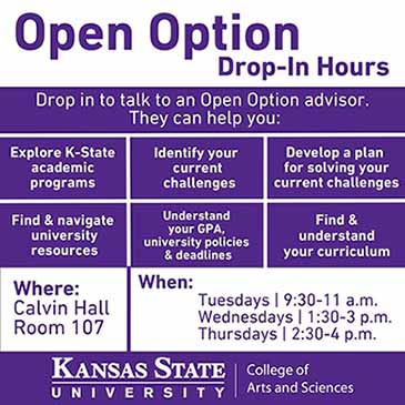 Open Option Drop-In Hours graphic
