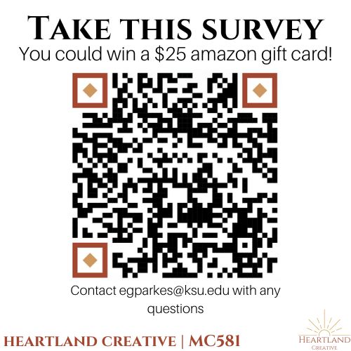 QR code link to survey platform