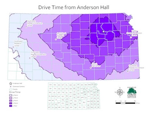 An example map made using ArcGIS Pro software An example map made using ArcGIS Pro software