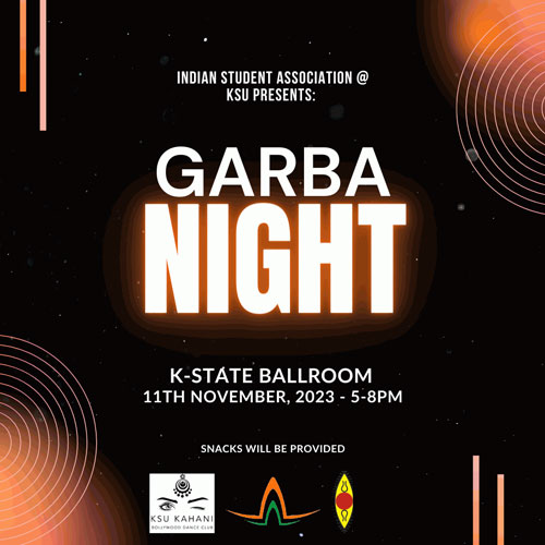 Garba Night flyer