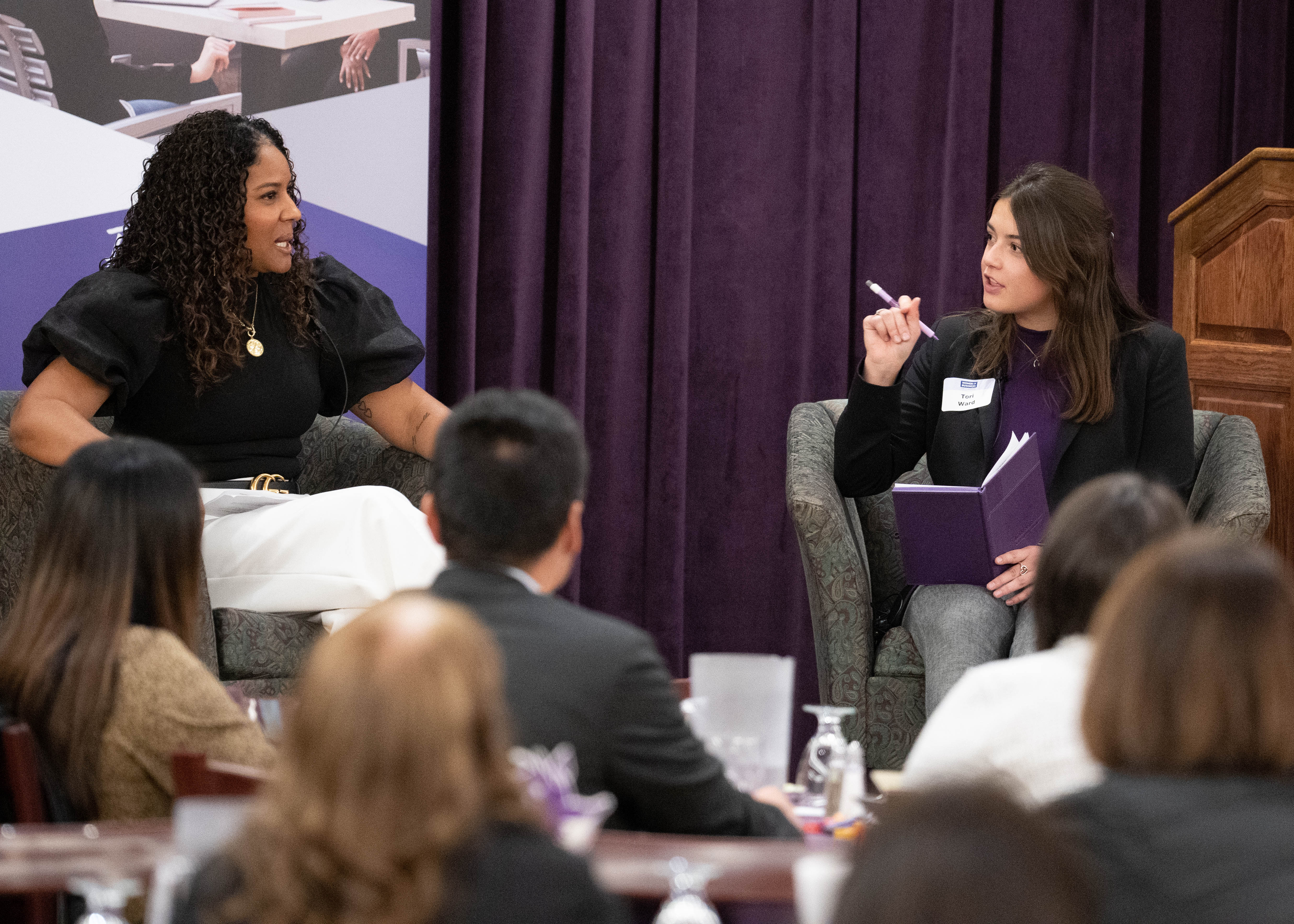 Tori Ward interviews Natacha Buchanan at Women in Business Summit 2022