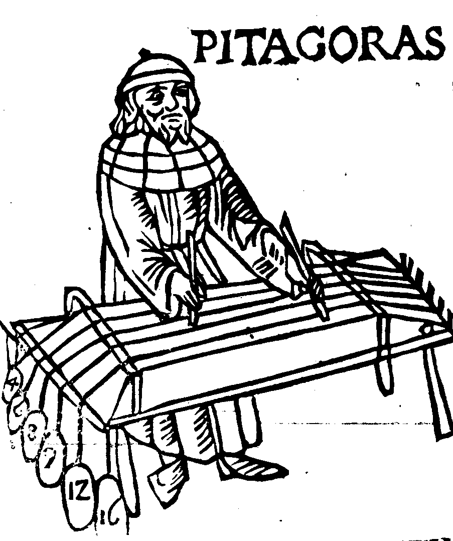 Pythagorus playing scales