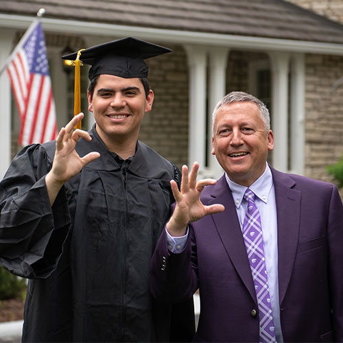 Grad Photos with the President