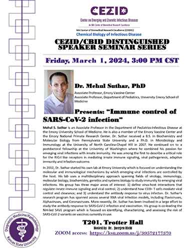 CEZID/CBID Seminar Series Presents Mehul Suthar