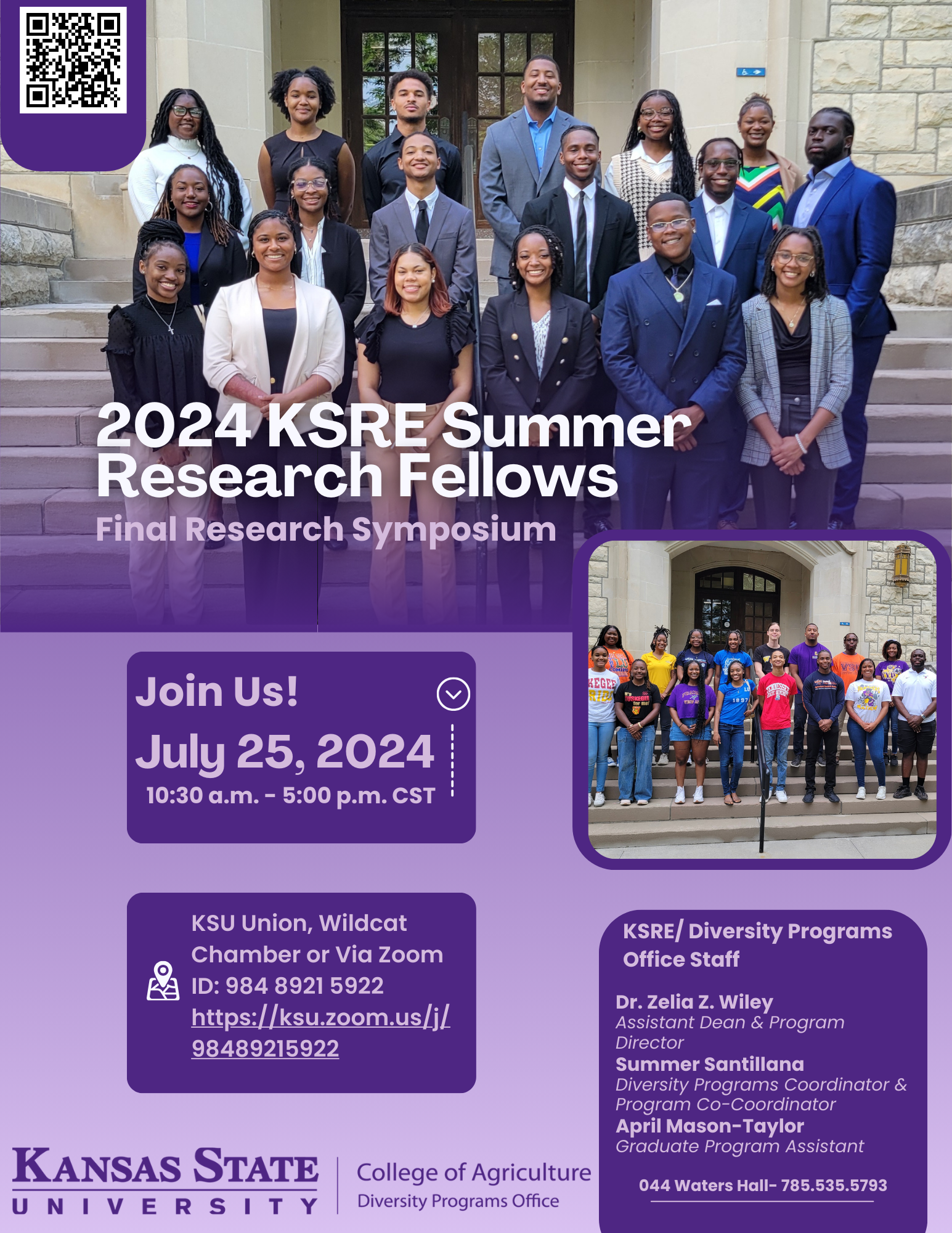 KSRE Research Fellows Save the Date KSRE Research Fellows Save the Date