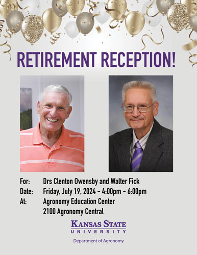 Retirement reception for Dr. Owensby and Dr. Fick Retirement reception for Dr. Owensby and Dr. Fick