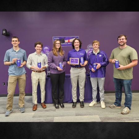 Graduating senior award recipients from the Alan Levin Department of Mechanical and Nuclear Engineering.