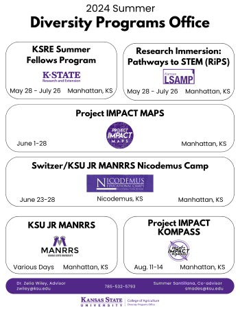 Summer Programs Calendar