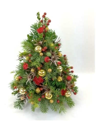Holiday Tabletop Tree Floral Design Holiday Tabletop Tree Floral Design