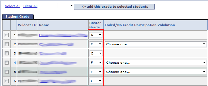Select Grades