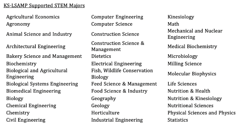 KS-LSAMP STEM majors