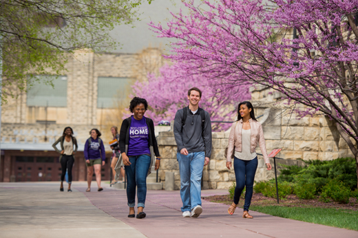 The Princeton Review ranked Kansas State University No. 4 for happiest students