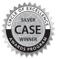 CASE Silver Award badge