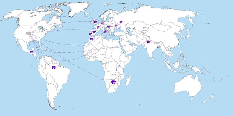 Travel map