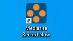 Create an unscheduled recording in a Mediasite-ready room