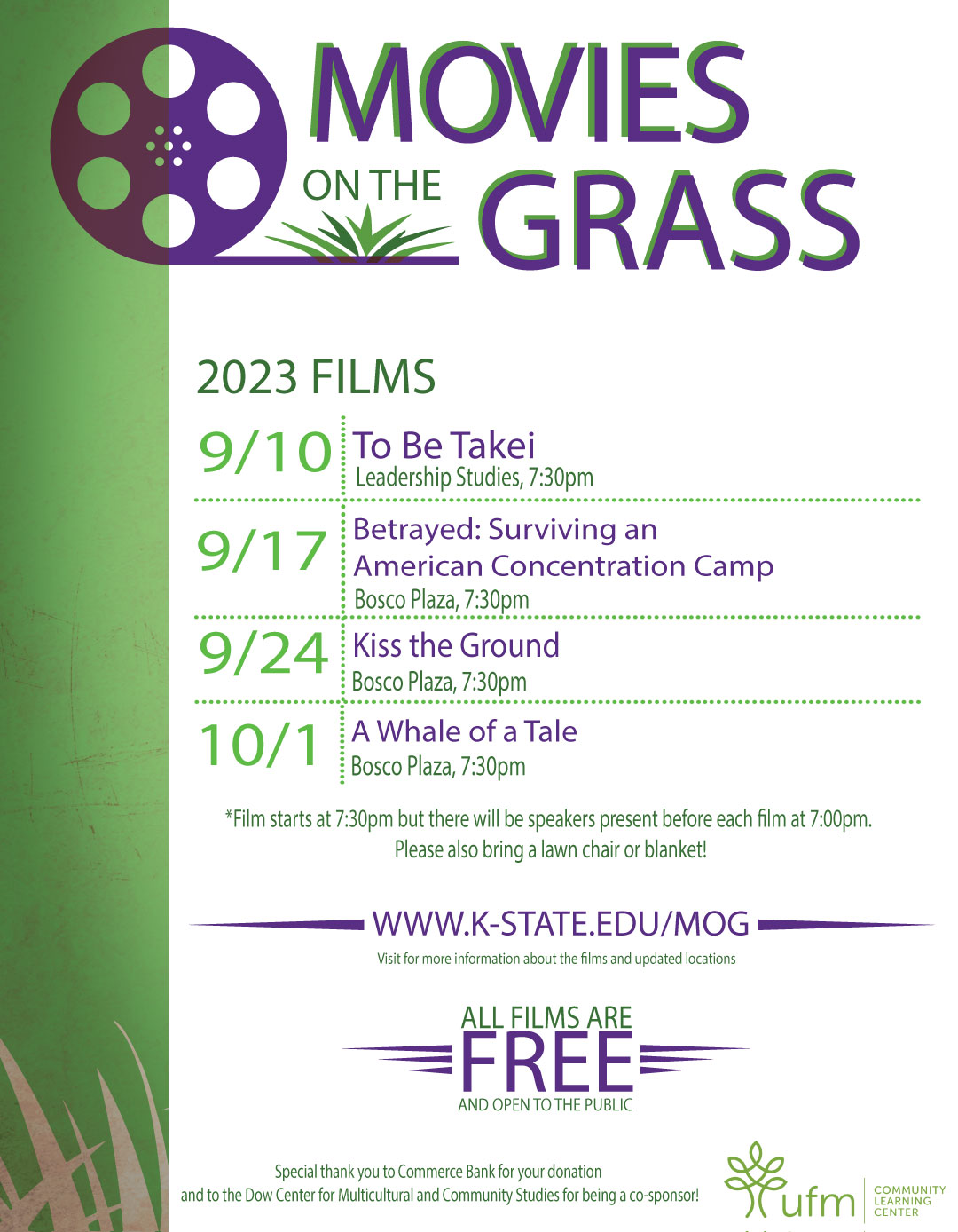 Movies on the Grass Flyer