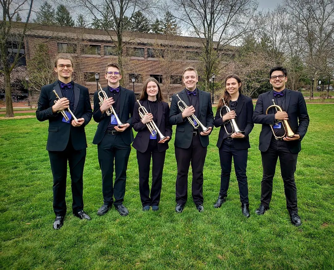 KSU Trumpet Ensemble at the National Trumpet Competition at the University of Delaware