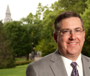President Schulz in a campus portrait.