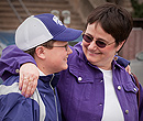Noel Schulz and her son Andrew.