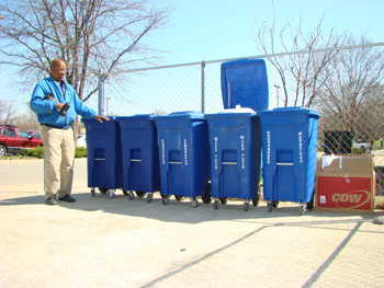 Jardine outside bins