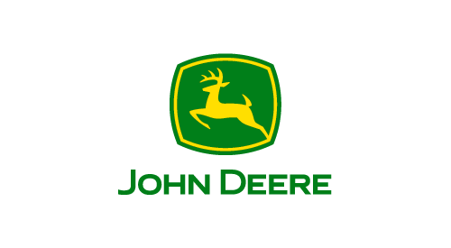 green and white john deere logo