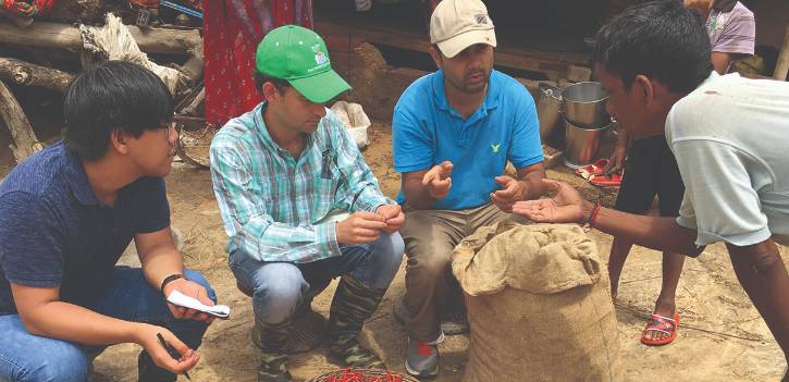 Jagger Harvey is improving food security in Nepal. 