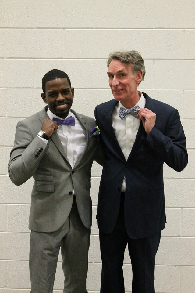 Adam Miller and Bill Nye the Science Guy
