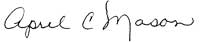 April Mason's Signature 