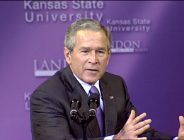 President George W. Bush Landon Lecture