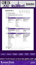CHECK Conference digital signage