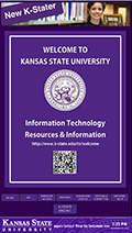 New Student Orientation interactive sign