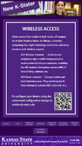 New Student Orientation interactive sign