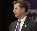 Kansas Gov. Sam Brownback and former K-State First Lady Ruth Ann Wefald.