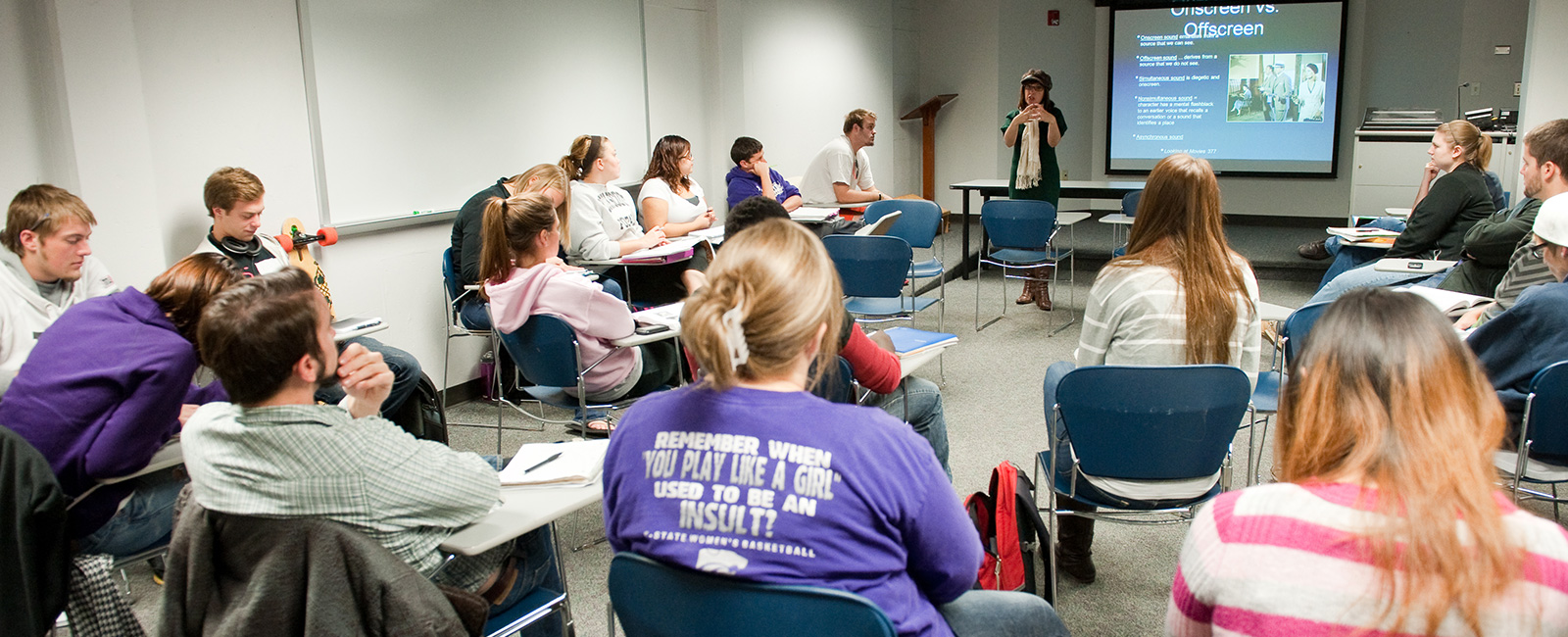 Students in classroom