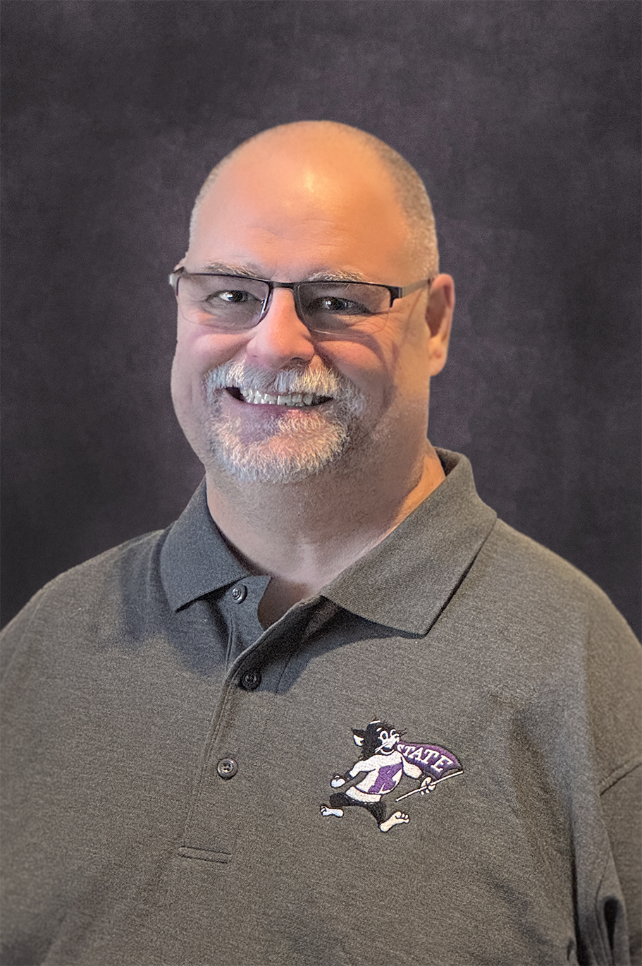 Todd Mobray wearing KSU Polo