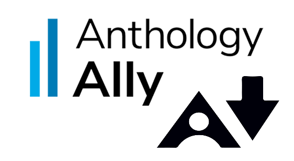Ally for Canvas Logo and Download Button