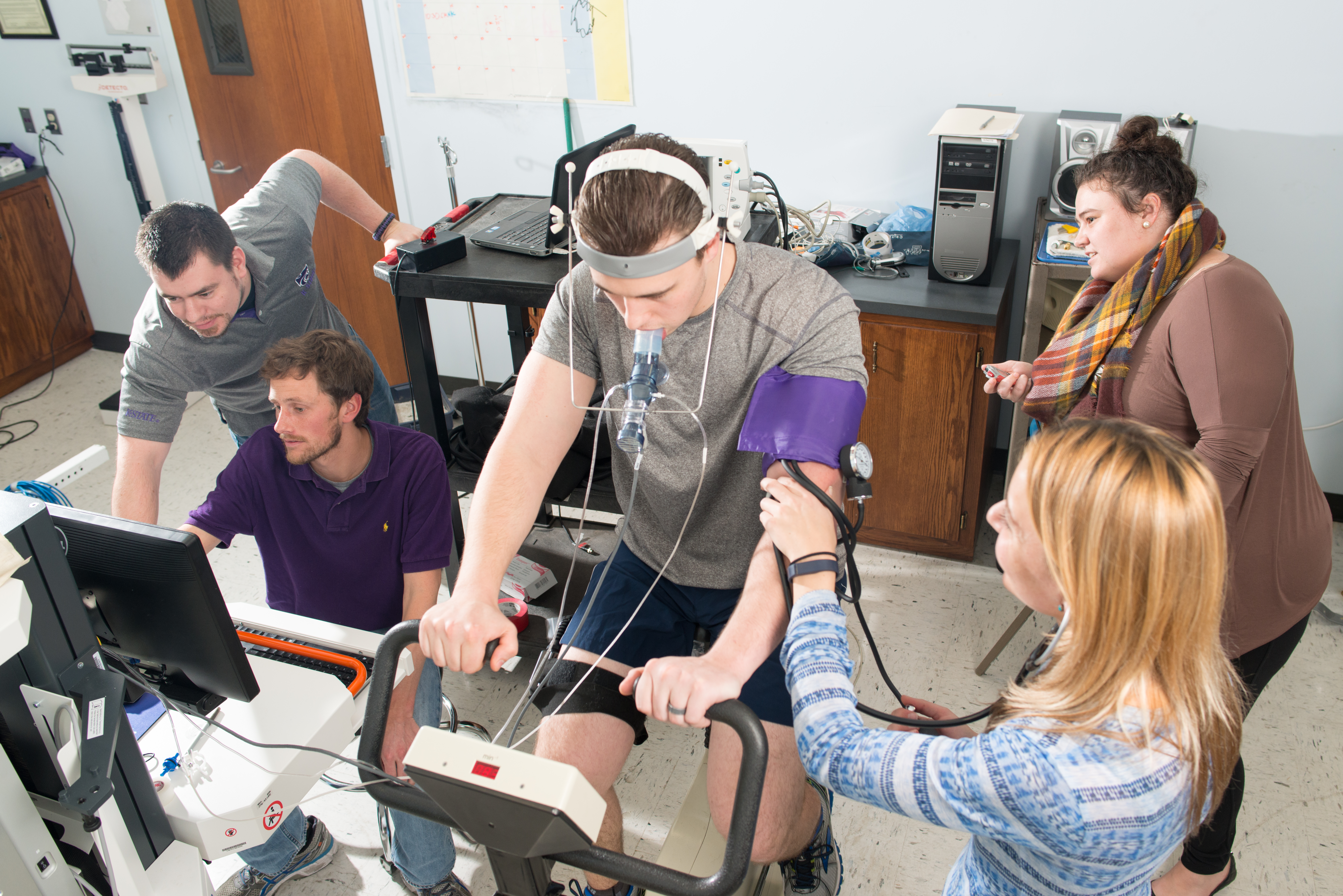 Students participating in a clinical