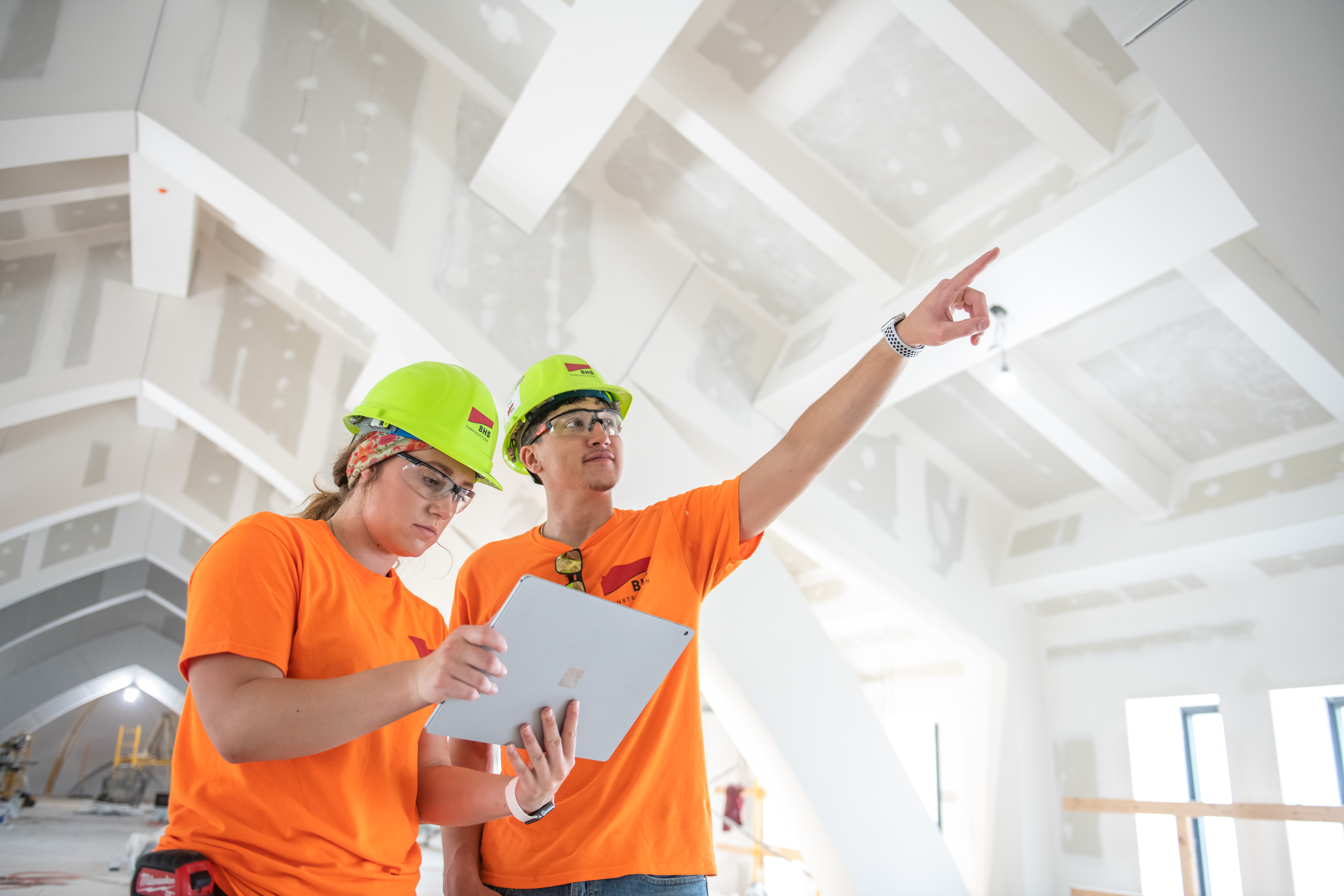 student with clipboard