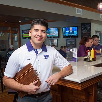 Student building strong partnerships with hospitality industry