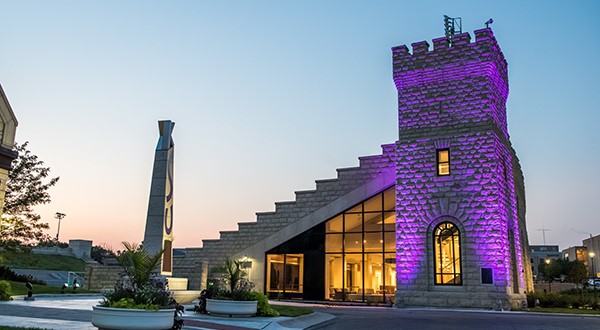 A building on campus.