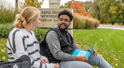 Undergraduate student on the Manhattan campus