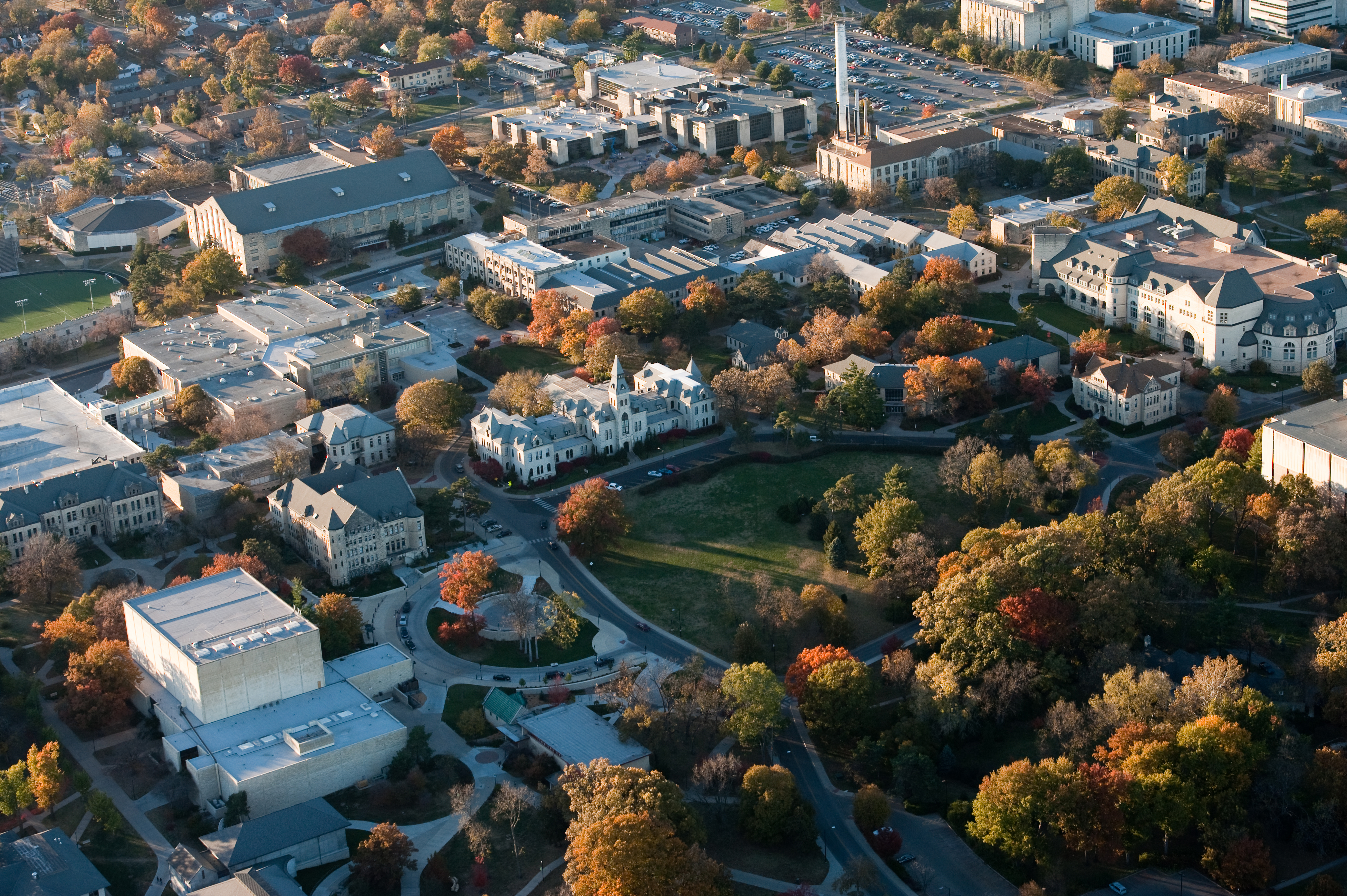 Aerial of campus