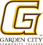 logo in brown, yellow and white for Garden City Community College
