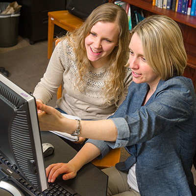 Students on campus