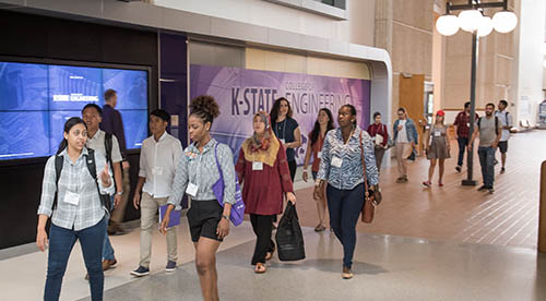 Group touring campus