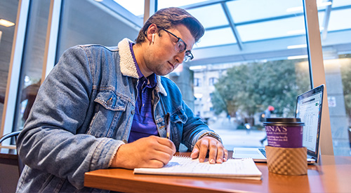 Undergraduate student on the Manhattan campus