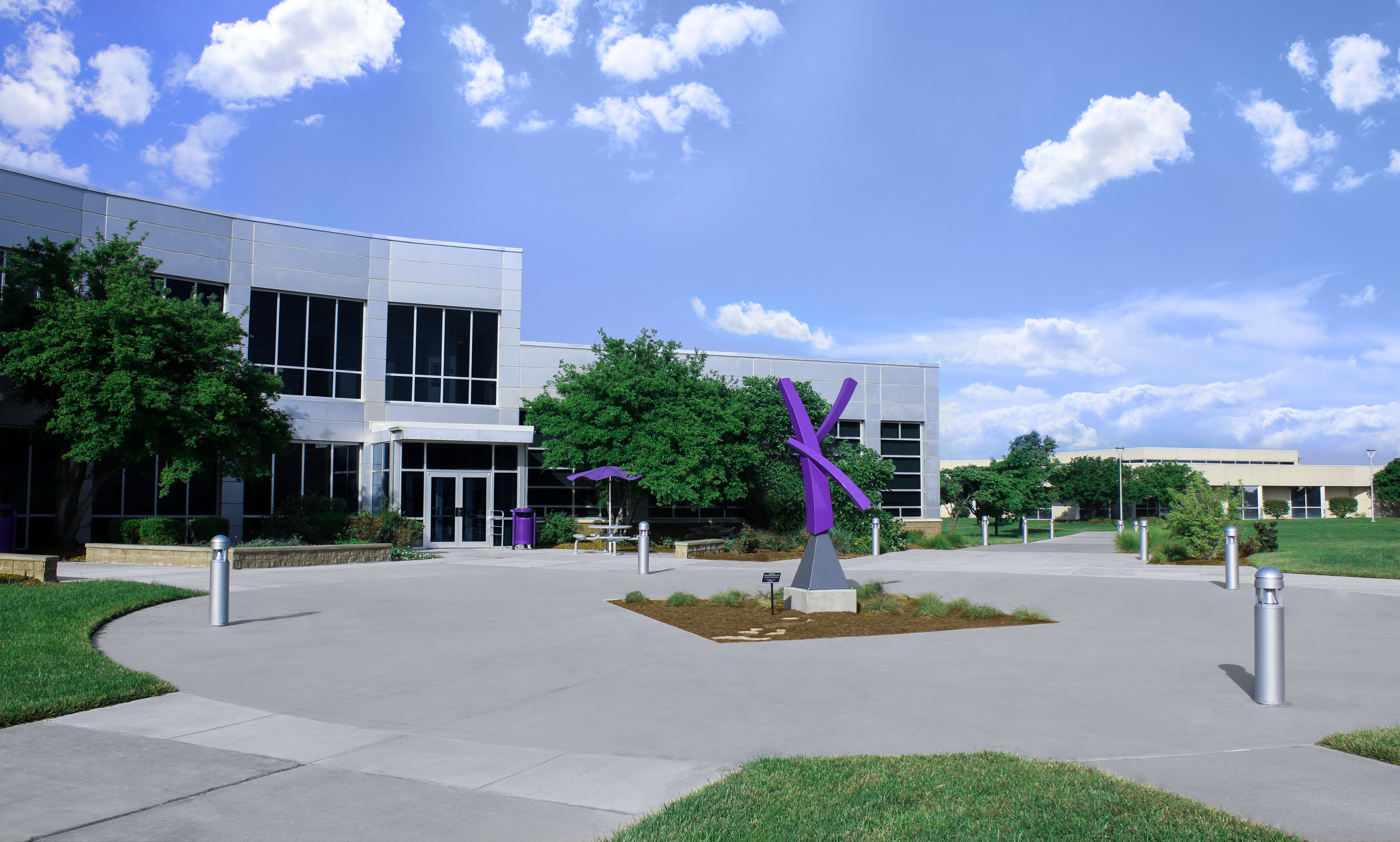 K Sculpture on Polytechnic Campus