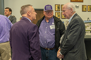 Groundbreaking Attendees Talking