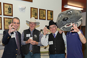 Groundbreaking Attendees and Willie