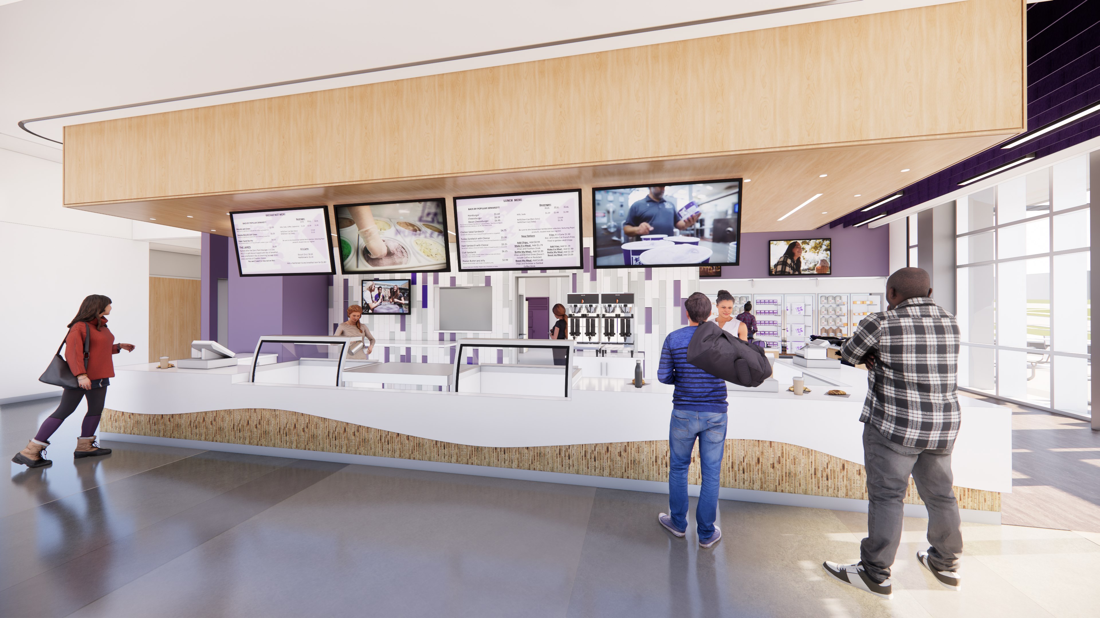 dairy bar rendering